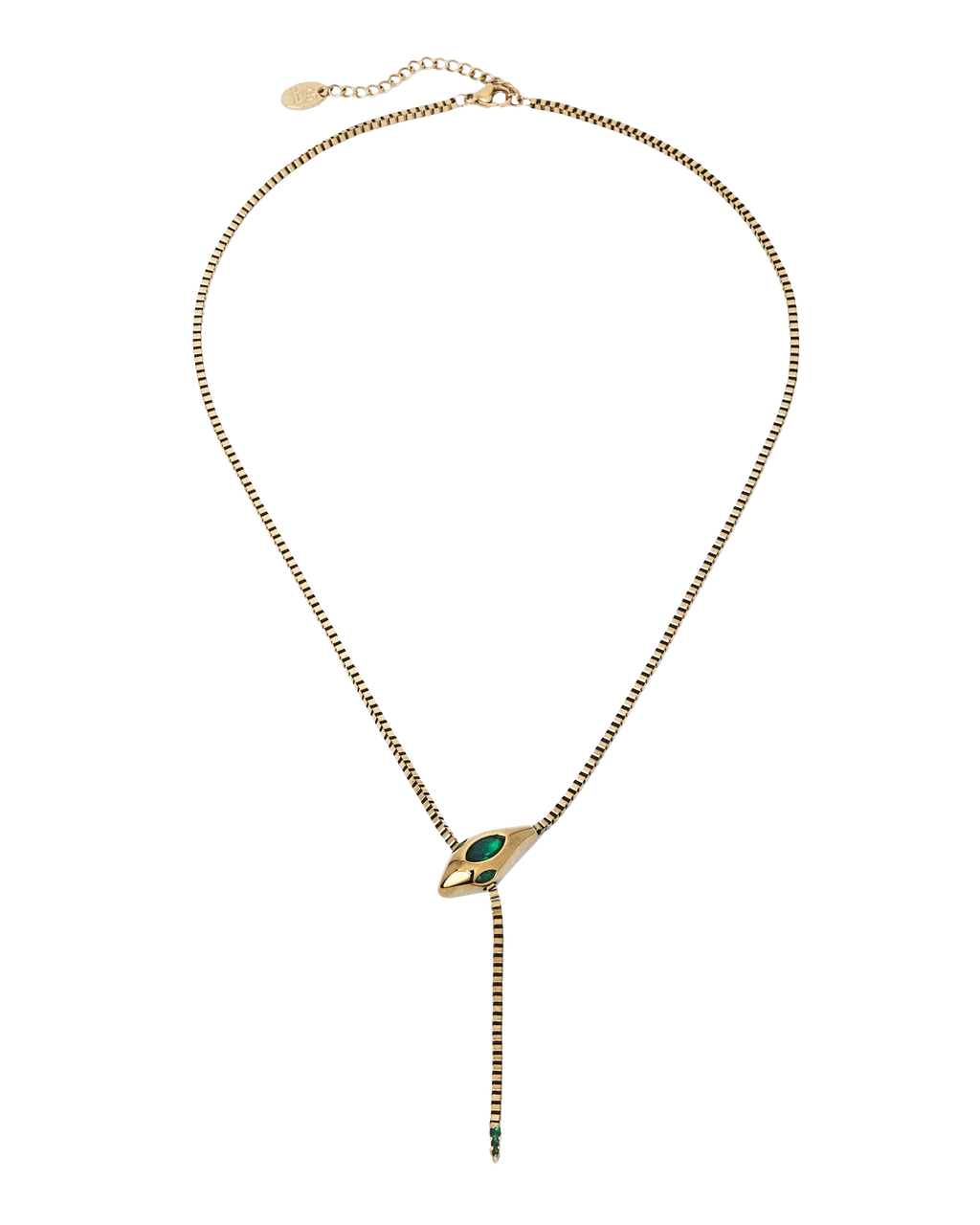 All I Think About Is Karma Snake Necklace