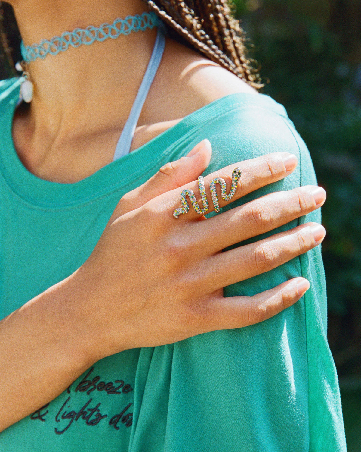 Reputation Multicolor Snake Ring